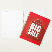 Design der Big Sale Red Retail Bag Planer