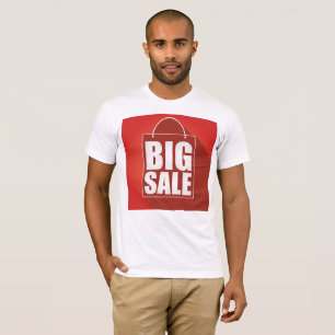 Design der Big Sale Red Retail Bag T-Shirt
