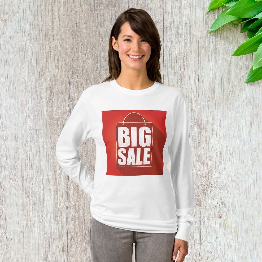 Design der Big Sale Red Retail Bag T-Shirt
