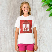 Design der Big Sale Red Retail Bag T-Shirt