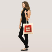 Design der Big Sale Red Retail Bag Tragetasche