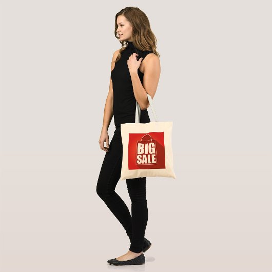 Design der Big Sale Red Retail Bag Tragetasche