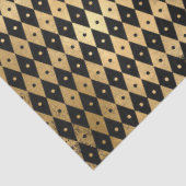 Design der Black and Gold Circus Serie 10 Seidenpapier (Ausschnitt)