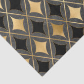 Design der Black and Gold Circus Serie 15 Seidenpapier (Ausschnitt)