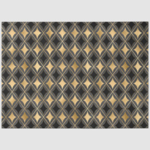 Design der Black and Gold Circus Serie 15 Seidenpapier