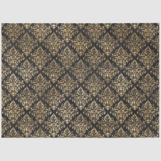 Design der Black and Gold Circus Serie 5 Seidenpapier (Vorderseite)