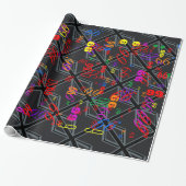 Design der Black Union Jack Flag Geschenkpapier (Ungerollt)