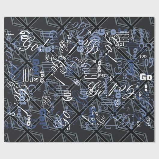 Design der Black Union Jack Flag Geschenkpapier (Flach)