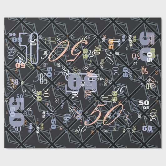 Design der Black Union Jack Flag Geschenkpapier (Flach)