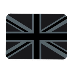 Design der Black Union Jack Flag Magnet