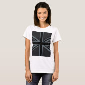 Design der Black Union Jack Flag T-Shirt (Vorne ganz)