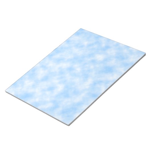 Design der Blau- und Weißwolken Notizblock (angewinkelt)