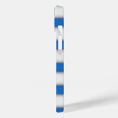 Design der blau-weißen Holzbalken Case-Mate iPhone Hülle (Rückseite / Links)