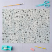 Design der blauen Alice im Wunderland 4 Seidenpapier (Basteln)