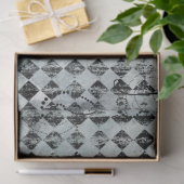 Design der blauen Alice im Wunderland 9 Seidenpapier (Geschenk)