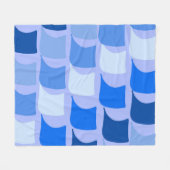 Design der blauen naukalen Themed Flag Fleecedecke (Vorderseite (Horizontal))