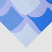 Design der blauen naukalen Themed Flag Seidenpapier (Detail)