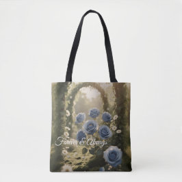 Design der blauen Rose - Stilvolle Blumen individu Tasche