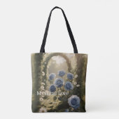 Design der blauen Rose - Stilvolle Blumen individu Tasche (Rückseite)