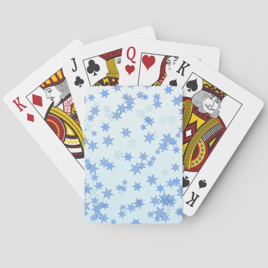 Design der Blauen Sterne Spielkarten (Rückseite)