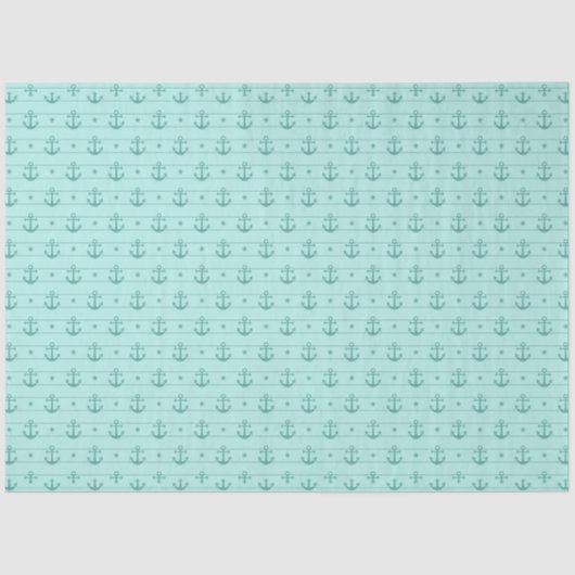 Design der blauen und goldenen Wasserserie 6 Seidenpapier (Vorderseite)