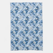 Design der Blue and White Chinoserie Series 3 Geschirrtuch (Vertikal)