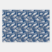 Design der Blue and White Chinoserie Series 7 Geschenkpapier Set (Vorderseite 3)