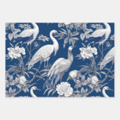 Design der Blue and White Chinoserie Series 7 Geschenkpapier Set (Vorderseite)