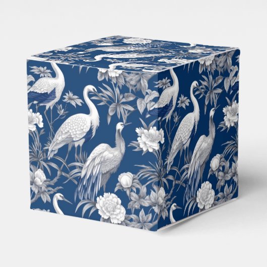 Design der Blue and White Chinoserie Series 7 Geschenkschachtel (Vorderseite)