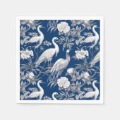 Design der Blue and White Chinoserie Series 7 Serviette (Vorderseite)