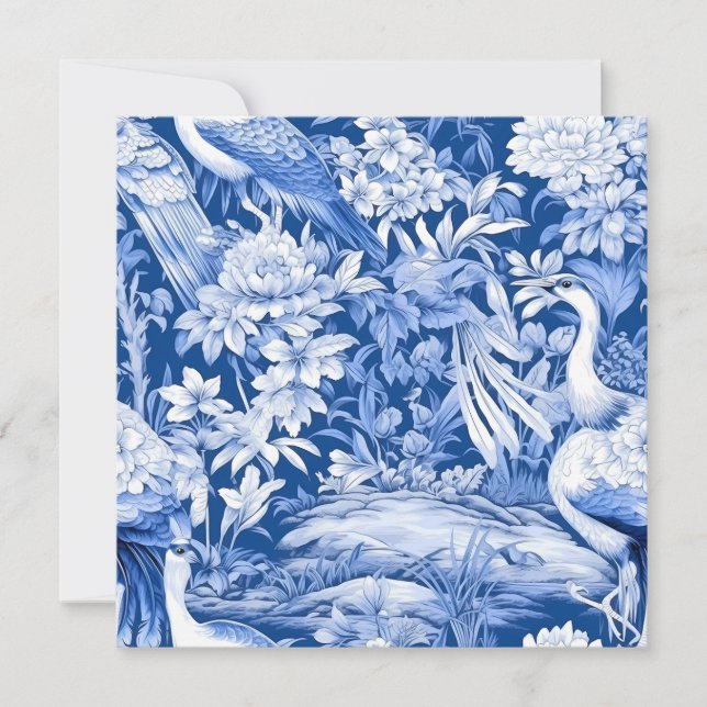 Design der Blue and White Chinoserie Series 8 (Vorderseite)