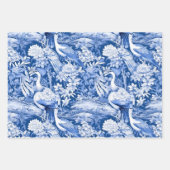 Design der Blue and White Chinoserie Series 8 Geschenkpapier Set (Vorderseite)