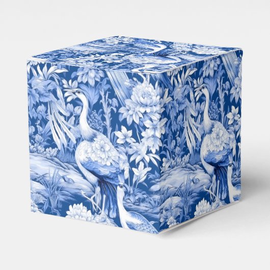 Design der Blue and White Chinoserie Series 8 Geschenkschachtel (Vorderseite)