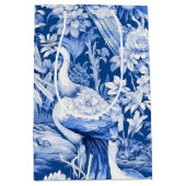 Design der Blue and White Chinoserie Series 8 Mittlere Geschenktüte (Vorderseite)