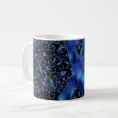 Design der Blue Awareness Ribbon Tasse (Vorderseite Links)
