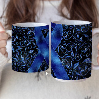 Design der Blue Awareness Ribbon Tasse