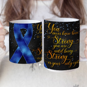 Design der Blue Awareness Ribbon Tasse