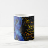 Design der Blue Awareness Ribbon Tasse (Mittel)