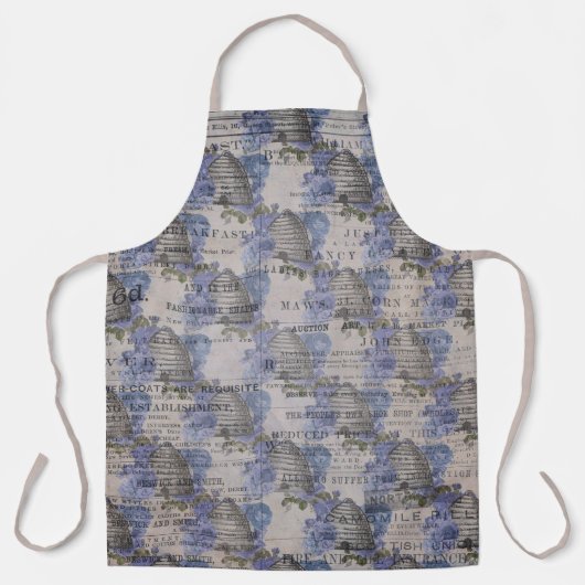 Design der Blue Bee Serie 3 Schürze (Vorderseite)