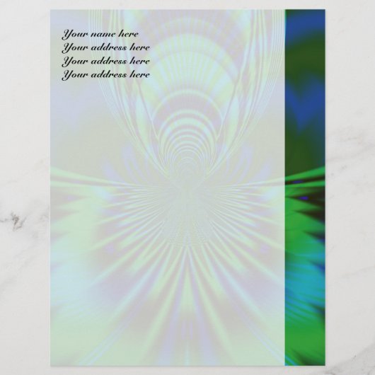 Design der Blue Bird Letterhead Briefbogen (Vorderseite)