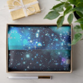 Design der Blue Galaxy Serie 10 Seidenpapier (Geschenk)