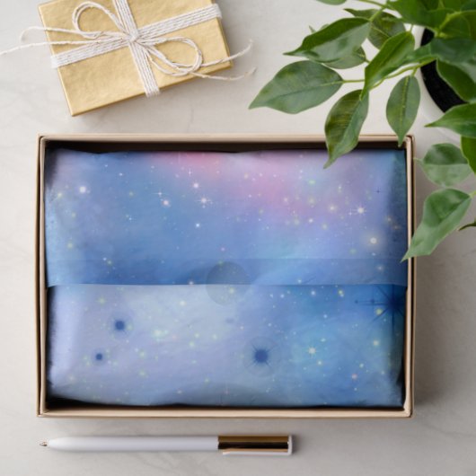 Design der Blue Galaxy Serie 1 Seidenpapier (Geschenk)