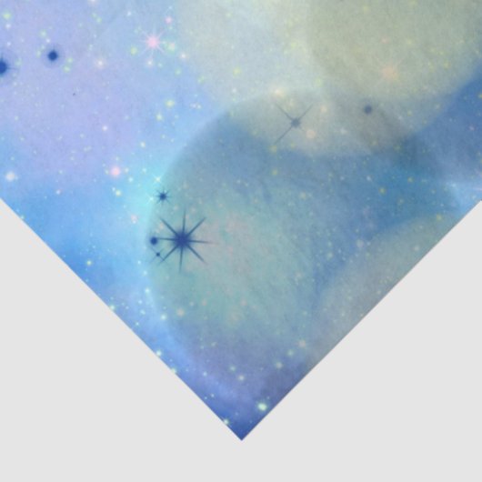 Design der Blue Galaxy Serie 1 Seidenpapier (Ausschnitt)