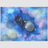 Design der Blue Galaxy Serie 1 Seidenpapier (Vorderseite)