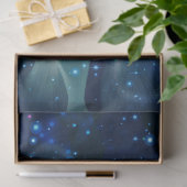 Design der Blue Galaxy Serie 2 Seidenpapier (Geschenk)