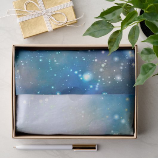 Design der Blue Galaxy Serie 3 Seidenpapier (Geschenk)