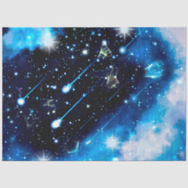Design der Blue Galaxy Serie 5 Seidenpapier