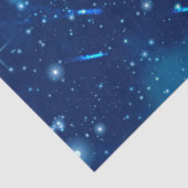 Design der Blue Galaxy Serie 6 Seidenpapier (Ausschnitt)