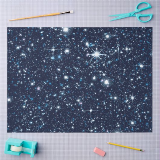 Design der Blue Galaxy Serie 7 Seidenpapier (Basteln)
