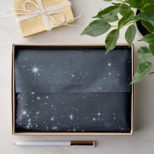 Design der Blue Galaxy Serie 8 Seidenpapier (Geschenk)